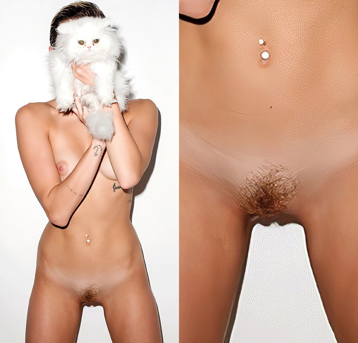 Miley cyrus nude exposing
