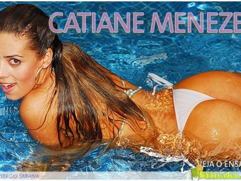 Catiane Menezes - Sexy Brazilian Model in Hot Wet Naked Photoshoot! 12