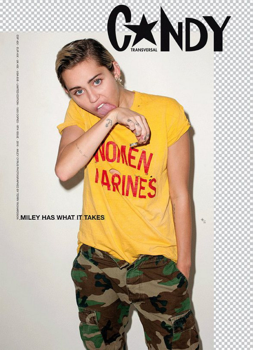 Miley Cyrus – Candy Magazine Fully Naked Photoshoot 3