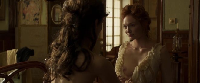 Keira Knightley, Eleanor Tomlinson Nude – Colette (8 Pics & Video)