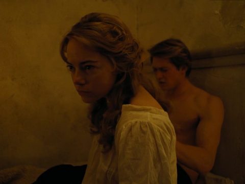 Emma Stone Sexy Scene  in The Favourite