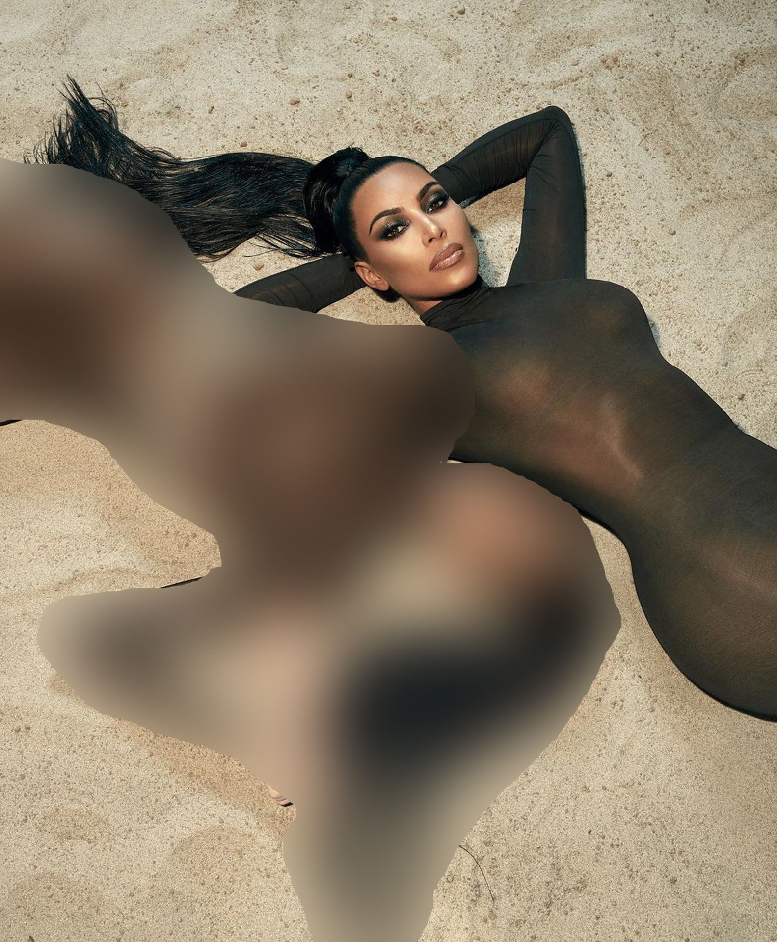 Vitiligo Brown Queen & Kim Kardashian Sexy 001
