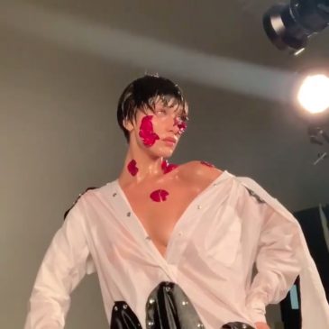 Bella Hadid Nip Slip (4 Pics + Video)