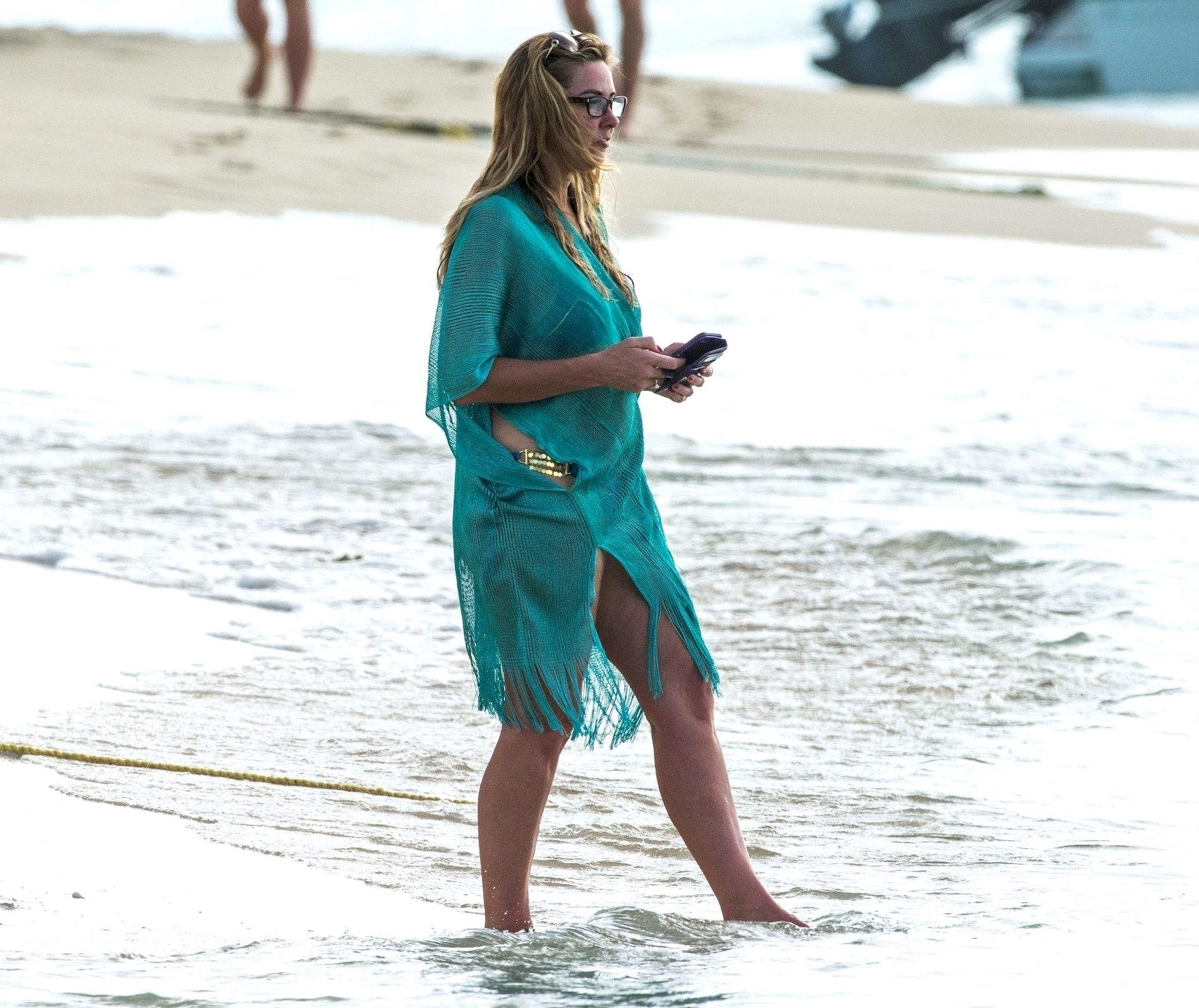 Claire Sweeney Dons Her Bikini Out In Barbados 0013