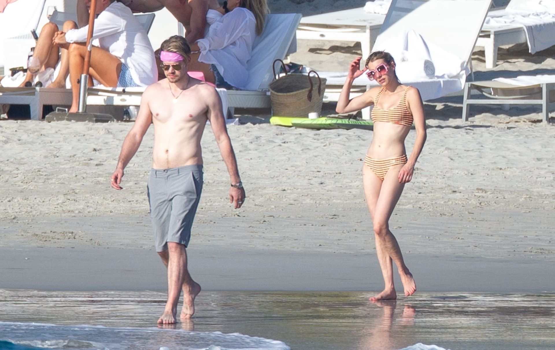 Friendly Exes Emma Roberts And Chord Overstreet Enjoy The Sunshine In Mexico 0027