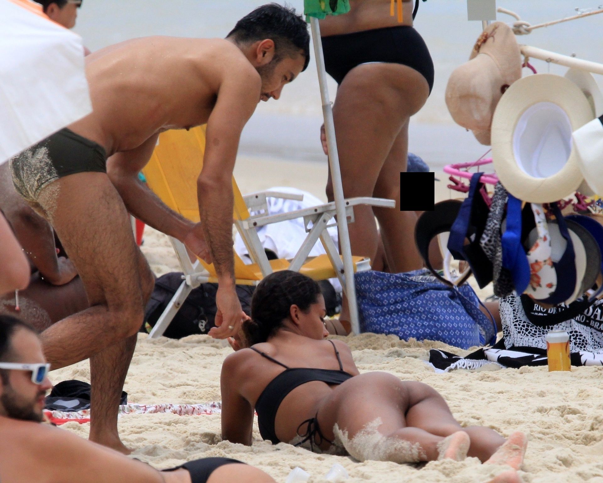 Sexy Tina Kunakey Enjoys Her Vacation In Rio De Janeiro 0043