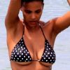 Tina Kunakey Nearly Nip Slip While Frolicking On The Beach In Rio 0010
