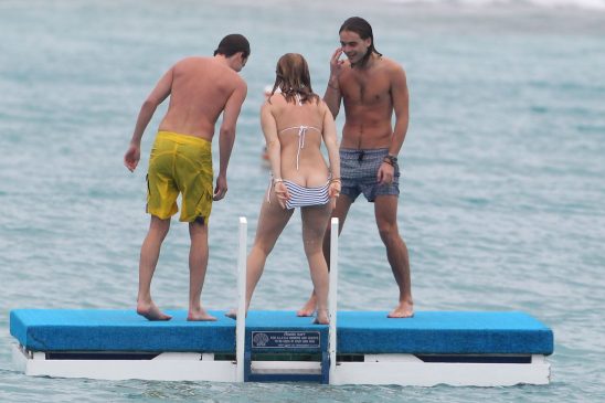 Alice Eve’s Ass in Barbados