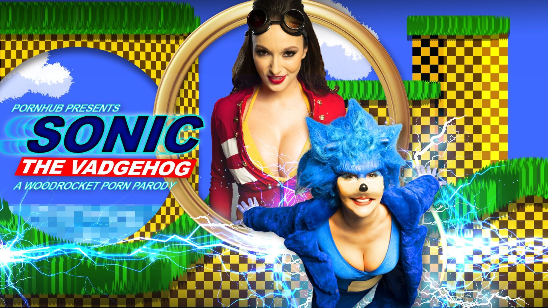 April O’neil & Lexi Luna – X Rated Parody Of Sonic The Hedgehog Movie 0001