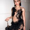 Charli Xcx Displays Her Tits In A See Through Dress 0007