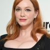 Christina Hendricks Shows Off Her Big Boobs At The 28th Annual Elton John Oscar Viewing Party 0004