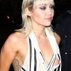 Miley Cyrus Has A Nip Slip In A Silk Top Arriving At The Bowery Hotel 0001