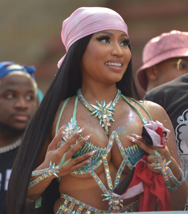 Nicki Minaj Shows Off To The Crowd On Top Of A Music Truck At The Socadrome TheSexTube