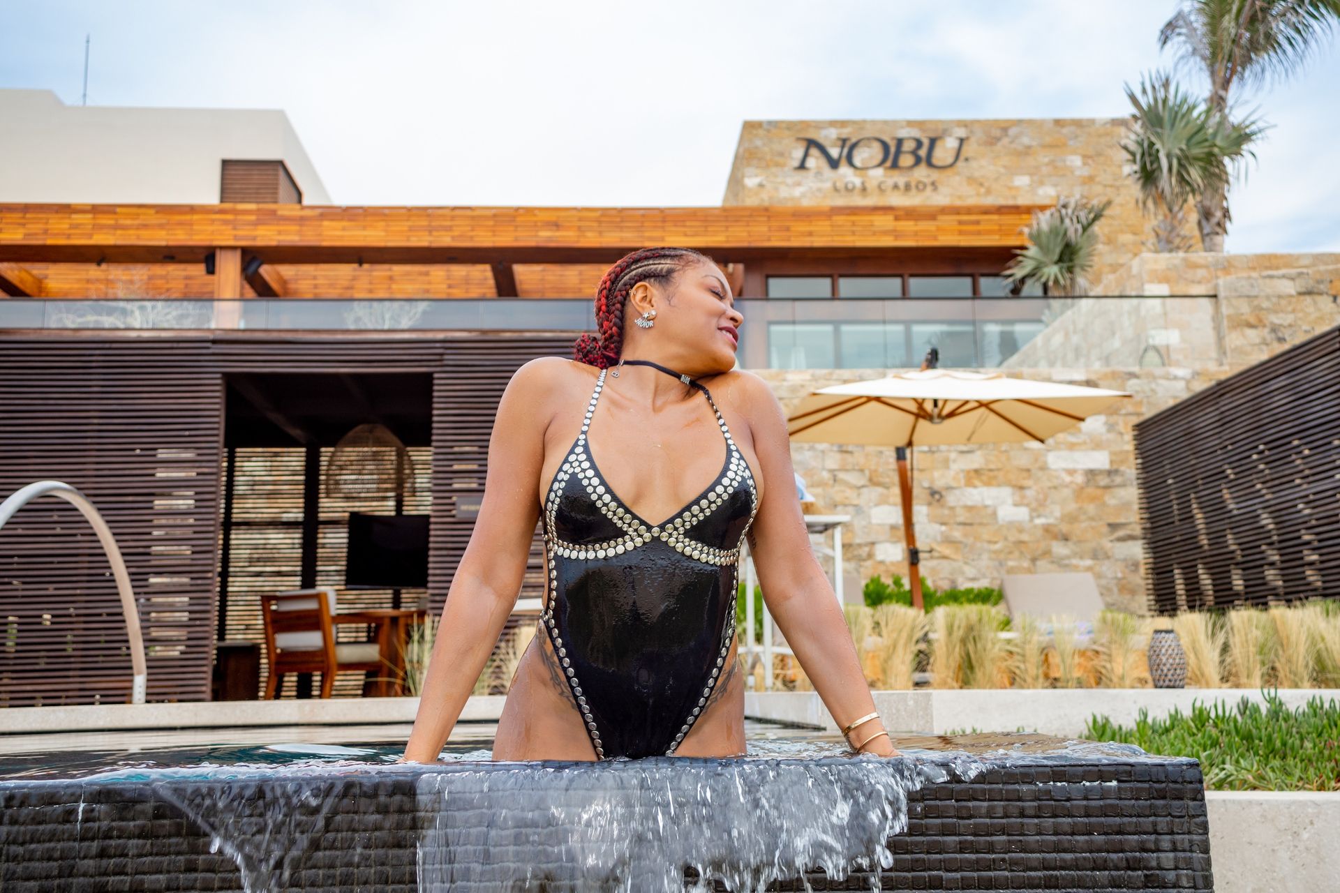 Taraji P. Henson Shows Off Her Stunning Figure At Nobu Hotel 0001