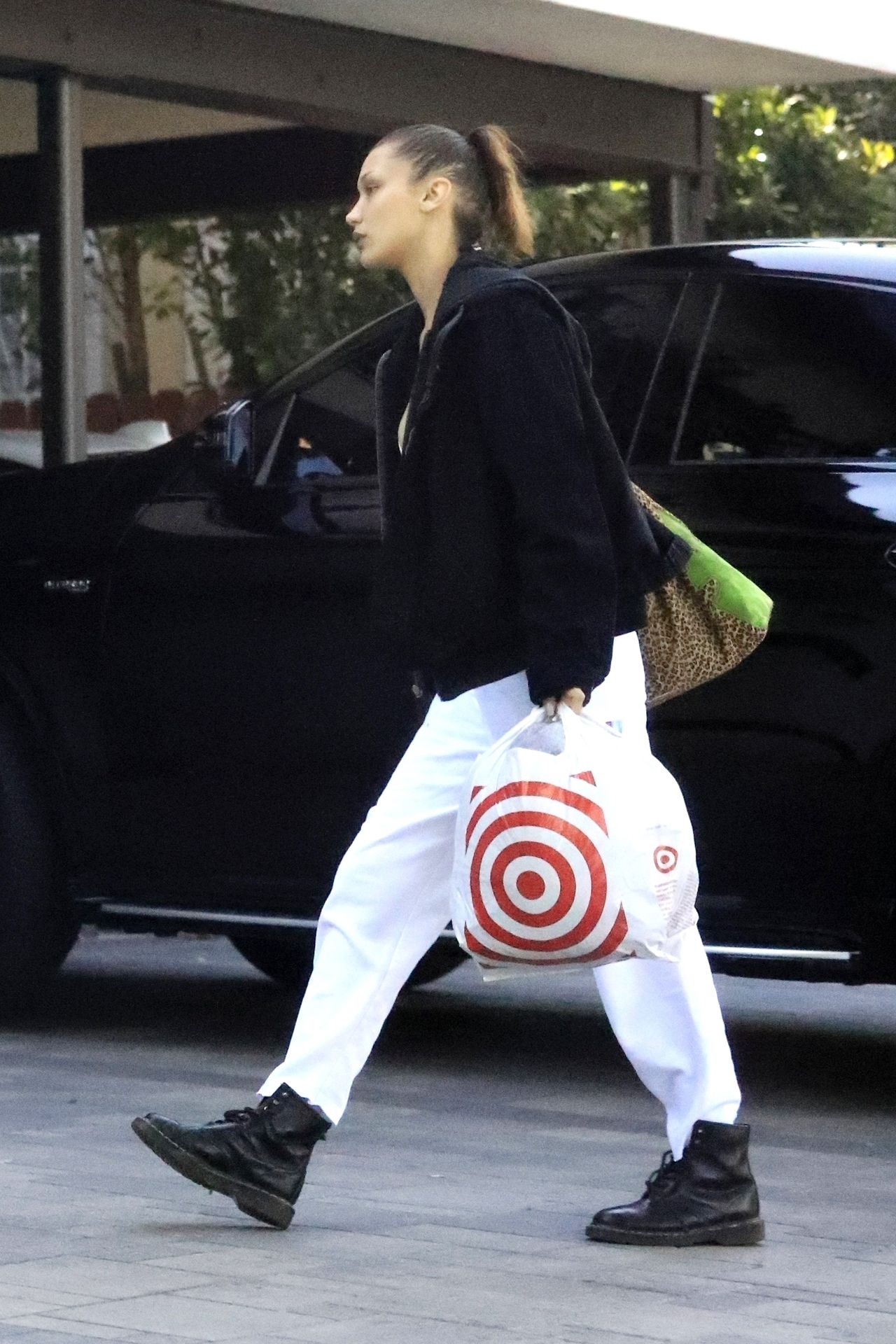 Bella Hadid Shows Some Skin On A Quick Target Run 0004