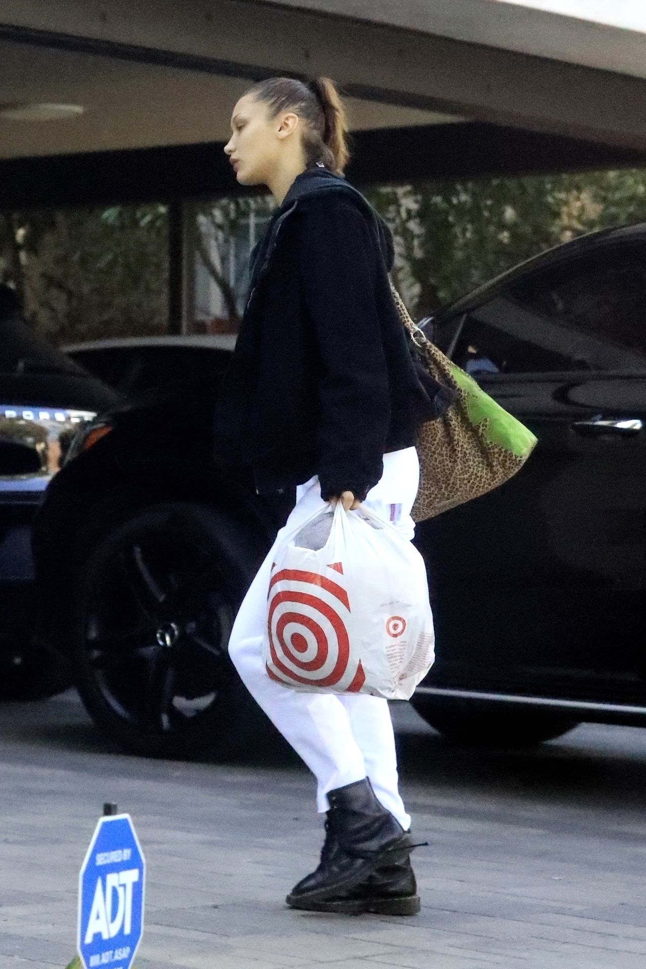 Bella Hadid Shows Some Skin On A Quick Target Run 0006