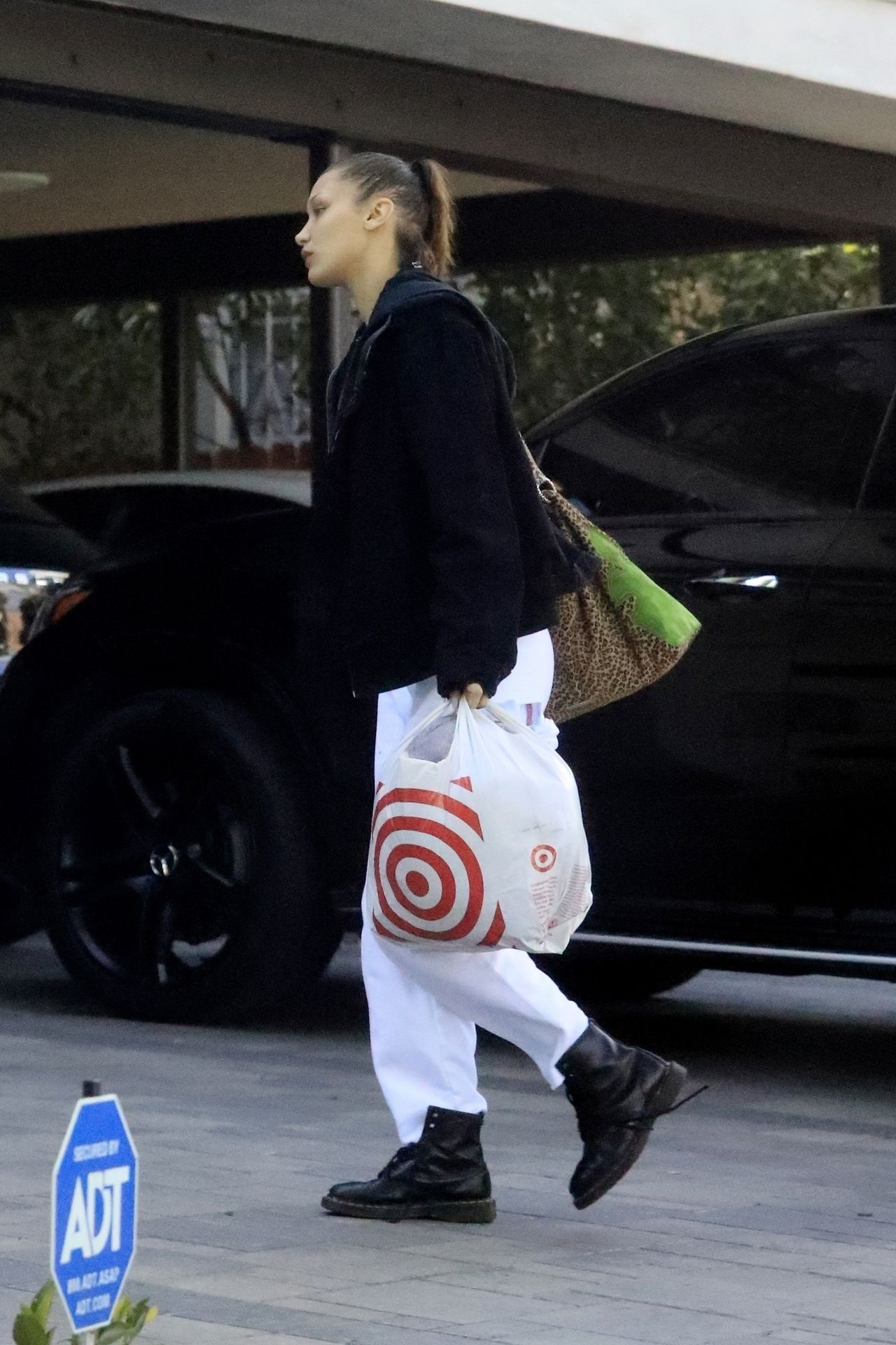 Bella Hadid Shows Some Skin On A Quick Target Run 0009