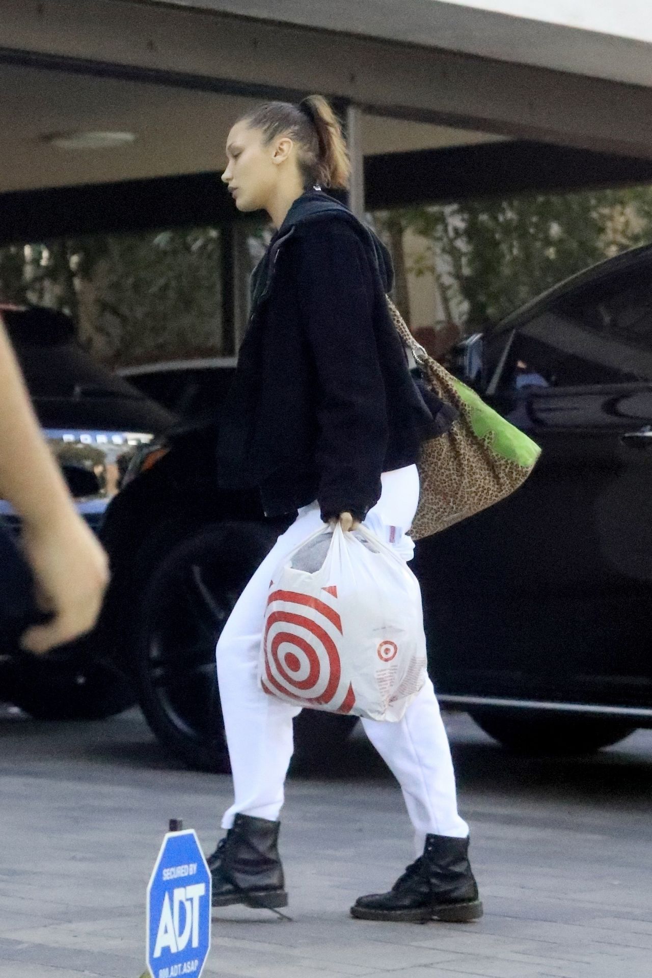 Bella Hadid Shows Some Skin On A Quick Target Run 0010