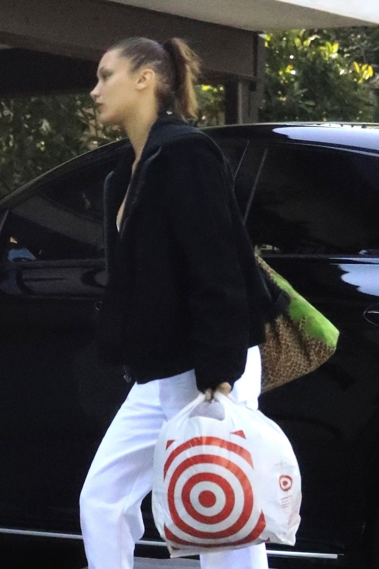 Bella Hadid Shows Some Skin On A Quick Target Run 0012