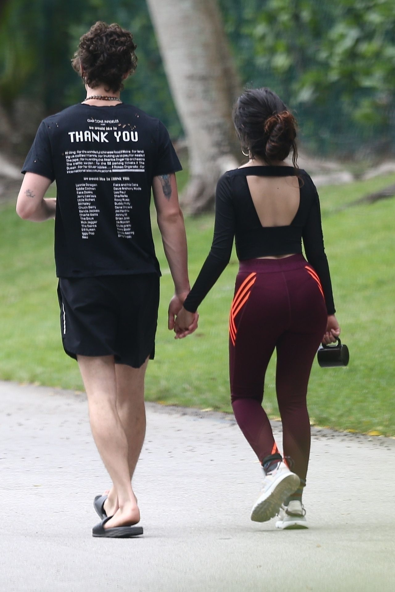 Camila Cabello & Shawn Mendes Hold Hands During A Morning Walk In Miami 0028
