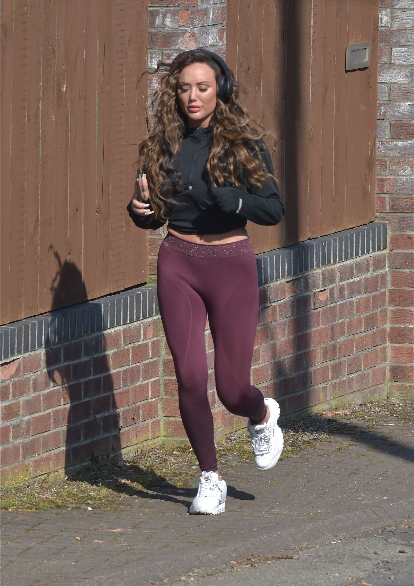 Charlotte Crosby Pictured While Jogging 0005