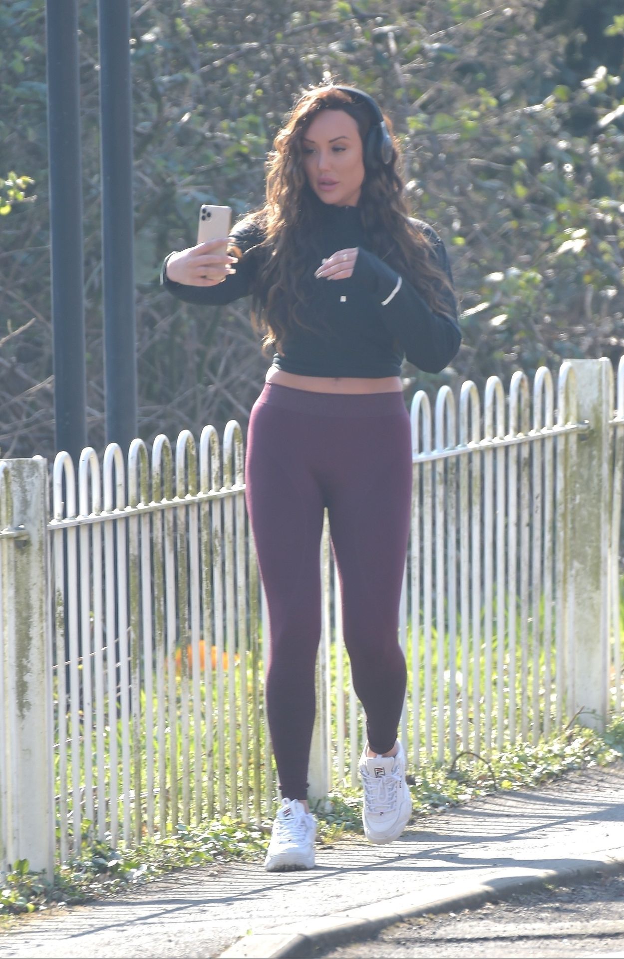 Charlotte Crosby Pictured While Jogging 0030