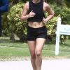 Hannah Brown Goes Jogging With Her Trainer During Self Quarantine In Florida 0006