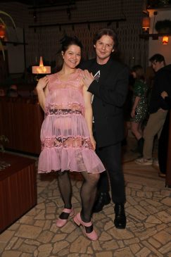 Madeleine Østlie Shows Her Tits at the LOVE Magazine LFW Party