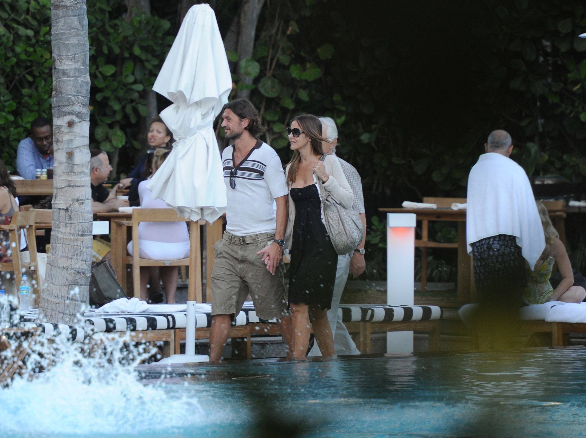 Paolo Maldini & Adriana Fossa Was Spotted In Miami 0007