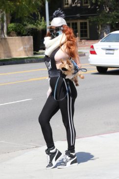 Phoebe Price Sports a New Mask