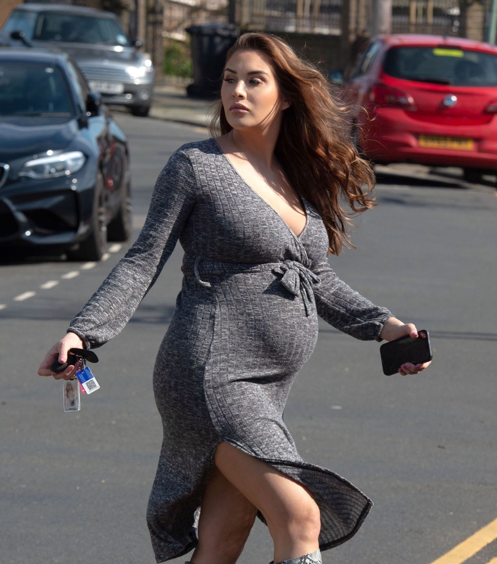 Sexy Chloe Goodman Is Seen Leaving Her House In London 0001