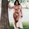 Zelina Vega Shows Her Tits In A Bikini 0001