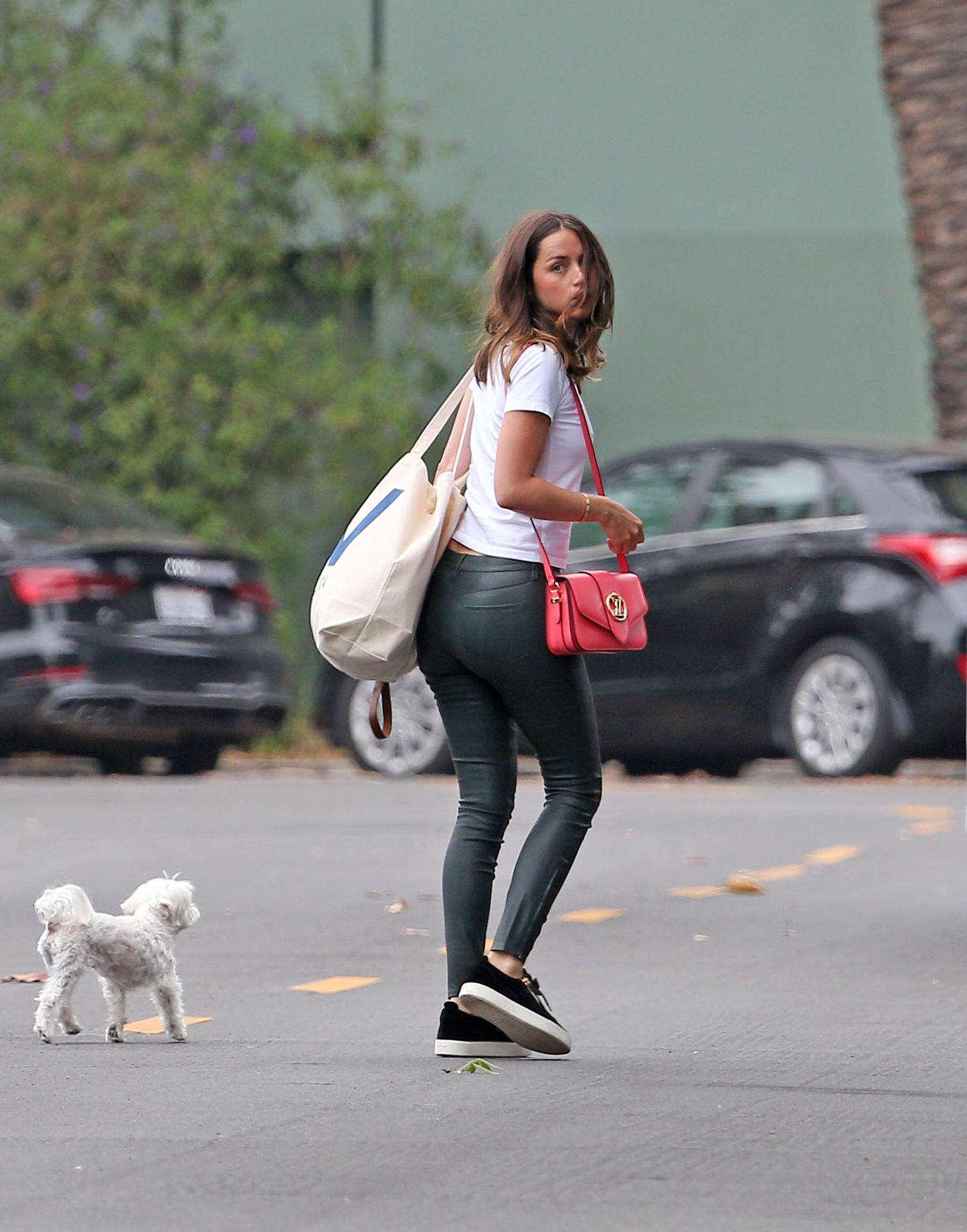 Ana De Armas – Sexy Ass In Leather Pants Out In Los Angeles 0006