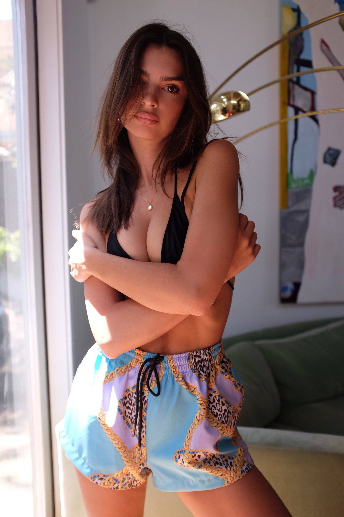 Emily Ratajkowski – Perfect Boobs In Sexy Braless Photoshoot For Inamorata Collection 0017