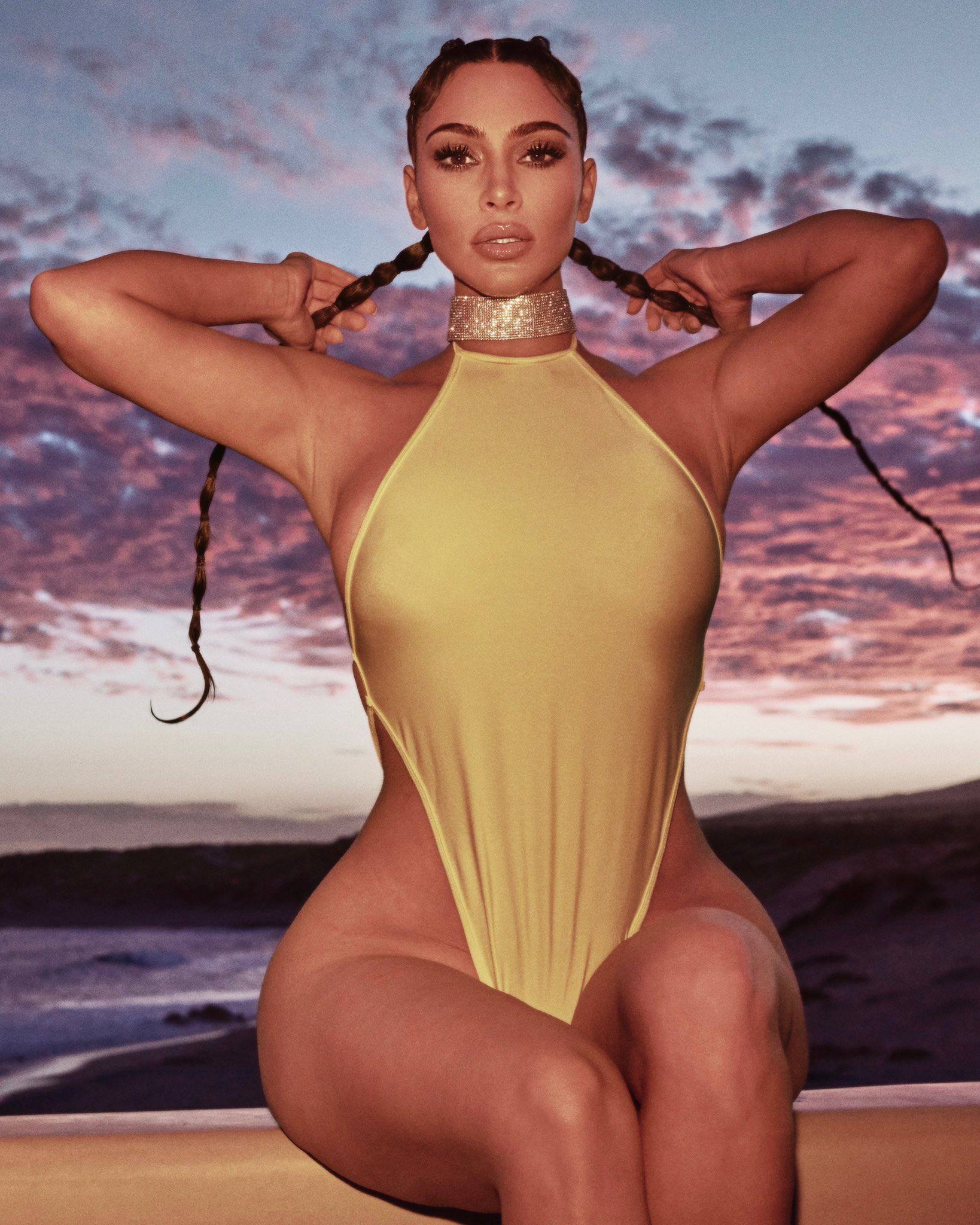 Kim Kardashian – Hot Body In Revealing Swimsuit Photoshoot 0001