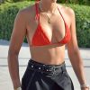 Sofia Richie – Beautiful Boobs In Bikini Top At The Beach 0013