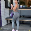 Yazmin Oukhellou – Hot Body In Tight Leggings And Sports Bra Out In London 0004