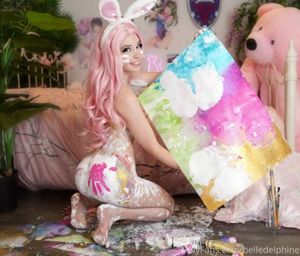 Belle Delphine Ass Painting OnlyFans Video