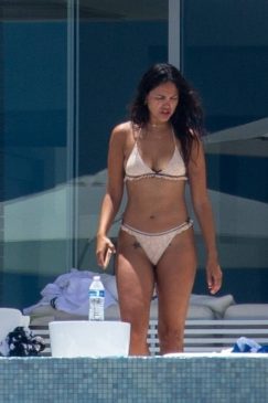Eiza Gonzalez – Sexy in Bikini by Pool in Cabo San Lucas