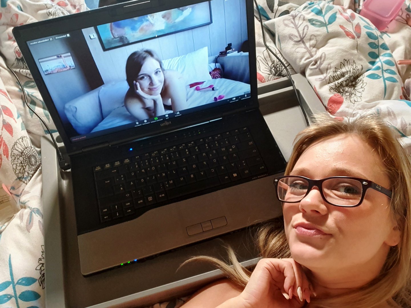 Ersties.com Holly & Julia Try A Sexy Skype Experiment