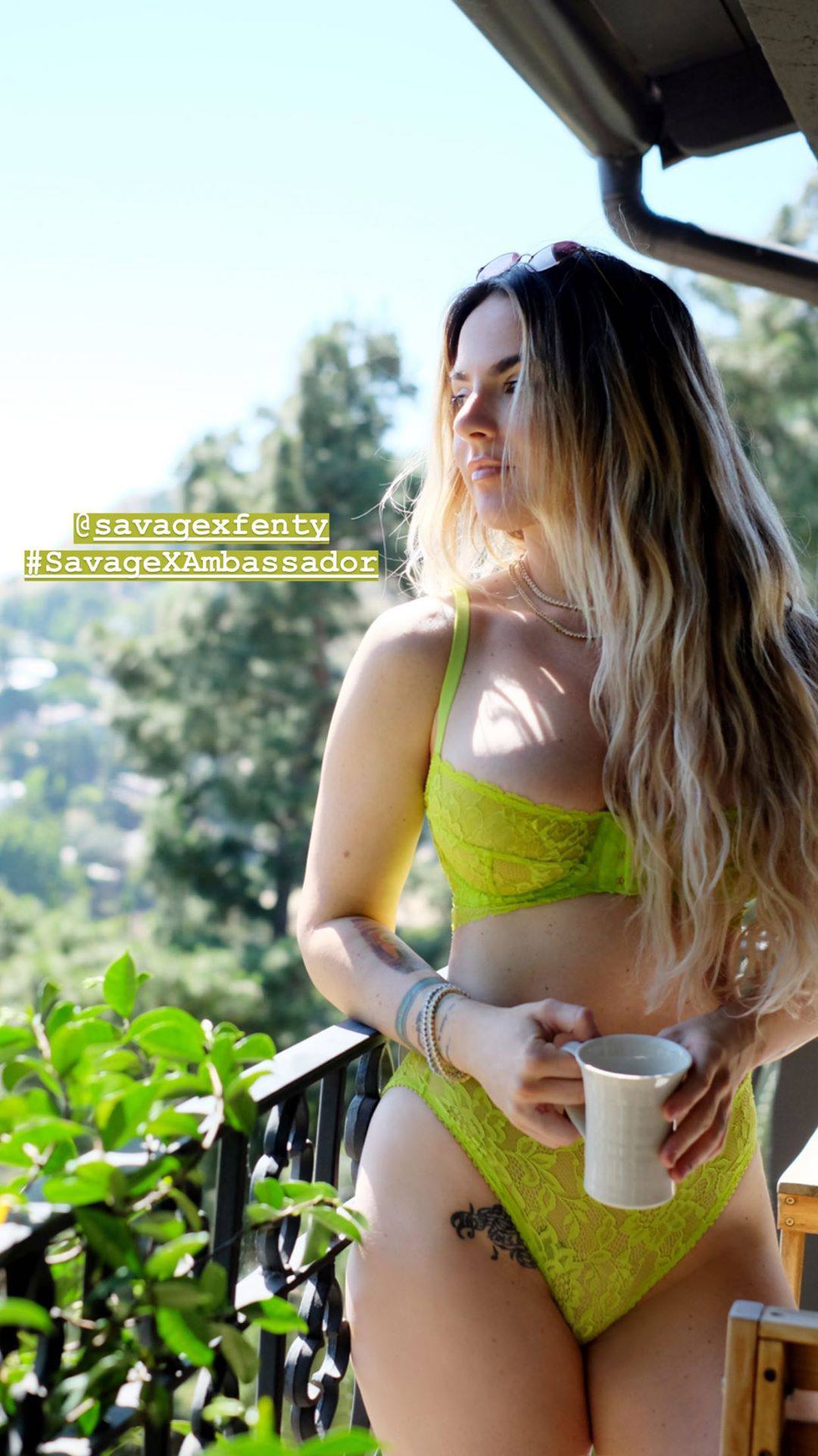 Jojo Levesque – Beautiful Boobs In Sexy Savage X Fenty Lingerie Photoshoot 0003
