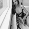 Josephine Skriver – Sexy Body In Black Underwear Photoshoot 0003