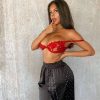 Nicole Borda – Sexy Big Boobs In Red Bra Photoshoot 0003