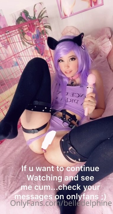 Belle Delphine Cumming For You Hitachi Anal Plug 0052