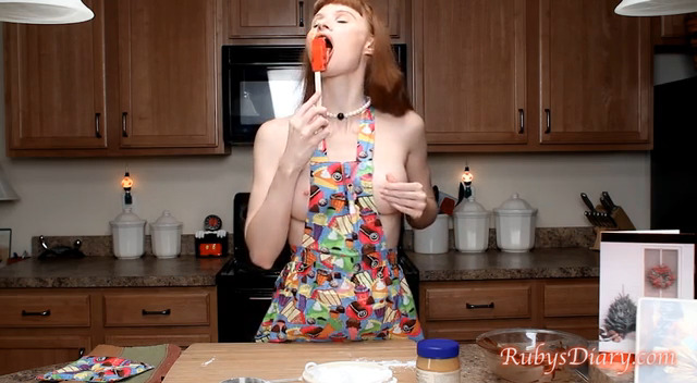 Naked kitchen video