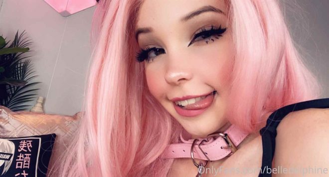 Belle Delphine Nude Black Lingerie Dildo Photos Leaked