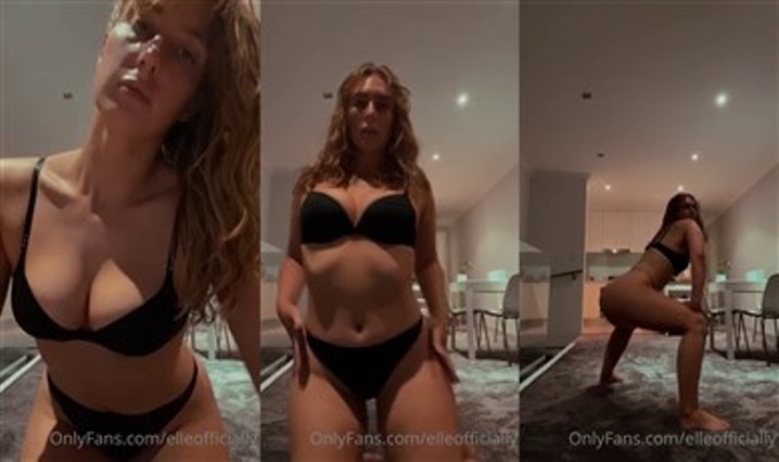 Elle Leaked Twerking In Black Thong Nude Video
