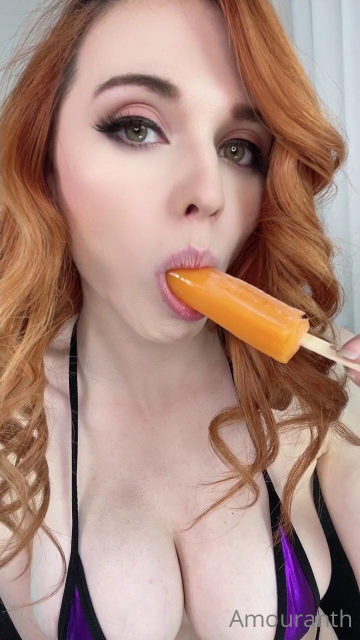 Amouranth Nude Popsicle Blowjob Onlyfans Video