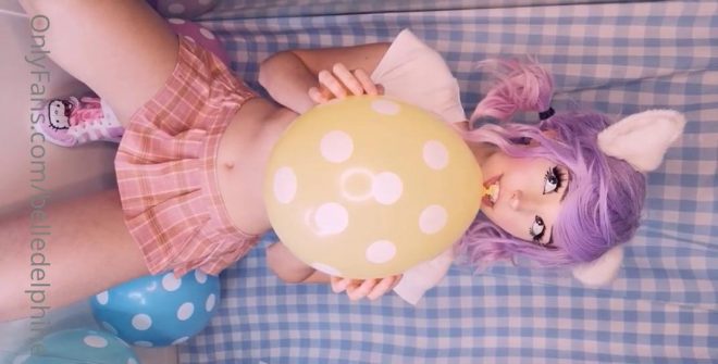 Belle Delphine Food And Balloons Onlyfans Video Leaked