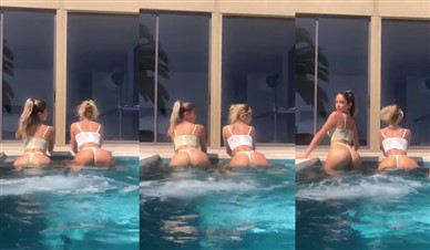 Carolina Samani Nude Ass Twerking In Pool Video Leaked